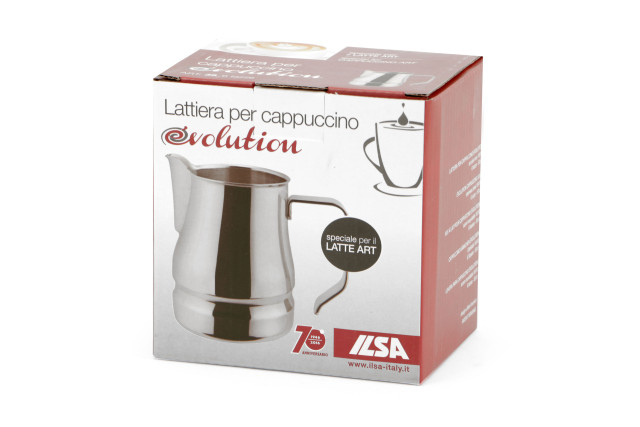 ILSA - Évolution lattiera cappuccino 3 tazze 35cl in acciaio inox 18/10  00390030ICL - VEMO