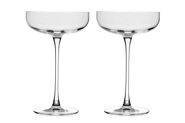 Set 6 pezzi coppe champagne in vetro cristallino Savage CL 22