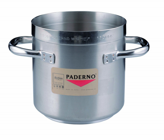 PADERNO WORLD CUISINE - Padella antiaderente cm 32 h 6 Serie 1100 inox  11117-32 - VEMO