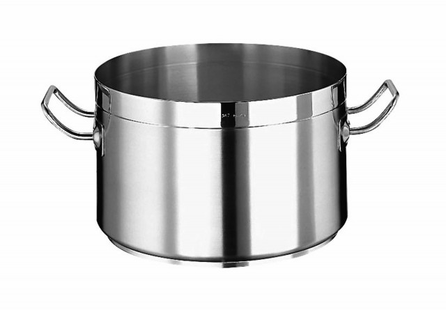 PADERNO WORLD CUISINE - Casseruola alta 2 maniglie cm 40 Serie 2100 inox h  cm 24,5 Lt 30,8 12107-40 - VEMO