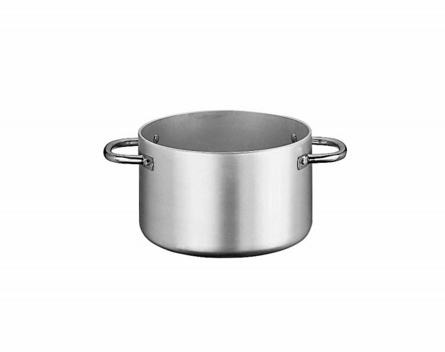 PADERNO WORLD CUISINE - Casseruola alta 2 maniglie cm 24 Serie 6100  alluminio h 15 Lt 6,5 16107-24 - VEMO