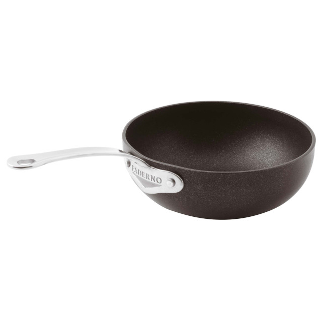 PADERNO WORLD CUISINE - Wok 1 manico Ø cm 16 H 6 Alluminio Antiaderente HP  Dylon 16140-05 - VEMO