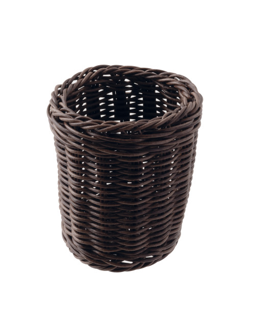 PADERNO WORLD CUISINE - Cesto Posate/Grissini Ø cm 12 h 15 polyrattan  marrone 42584M01 - VEMO