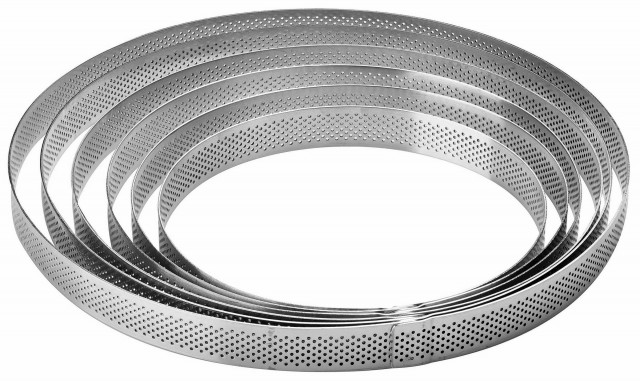 PADERNO WORLD CUISINE - Fascia microforata Ø cm 29x2 h inox 47511-29 - VEMO