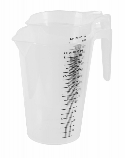 PADERNO WORLD CUISINE - Caraffa graduata impilabile cm 12,5 1 L PP 47607-10  - VEMO