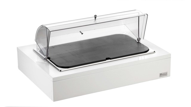 APS - Mandolina professionale cm 40,5x12x5-25 acciaio inox + 7 lame - VEMO