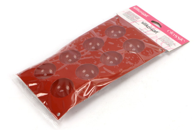 Stampini in silicone bicchierini fingerfood 40 ml 8 pz. rosso