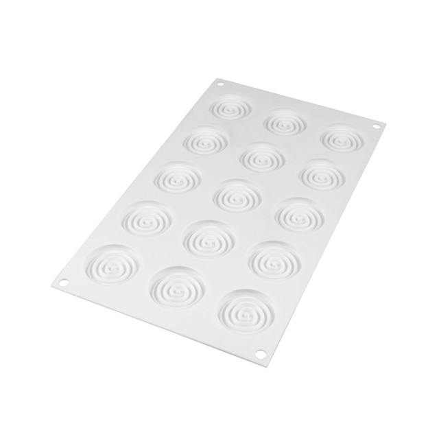 Stampo Silicone 24 Muffin Ø Cm 6,9 H 3,9 Antiaderente Cm Tot. 60x40 Da  Cottura