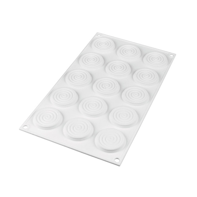 Stampo Silicone 24 Muffin Ø Cm 6,9 H 3,9 Antiaderente Cm Tot. 60x40 Da  Cottura