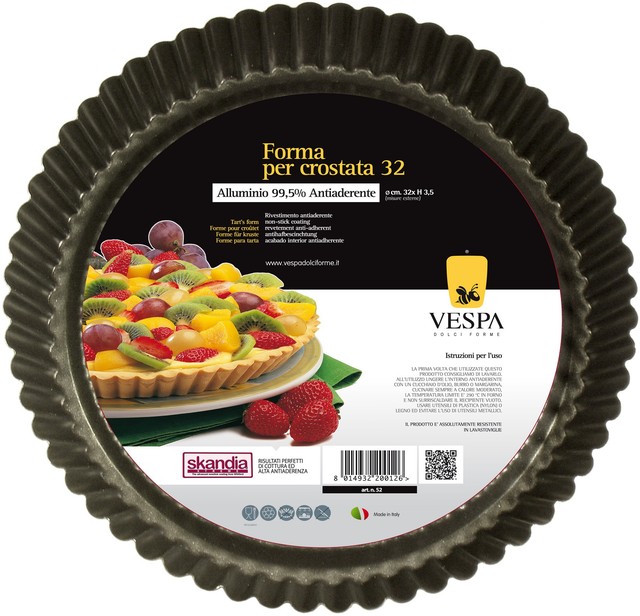 STAMPO PER CROSTATA 28 cm VESPA